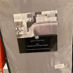 Hotel Collection Micro Cotton Blanket - Gray